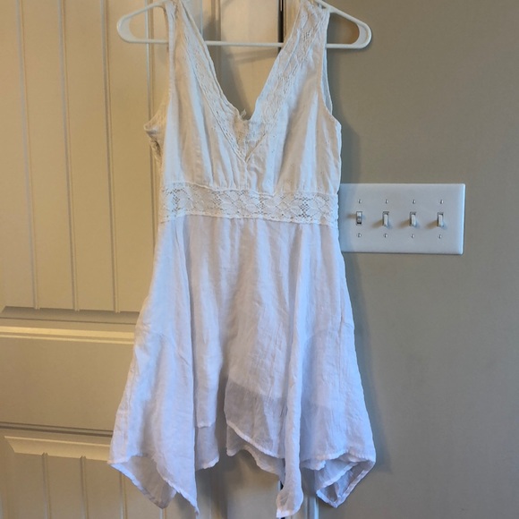 White Cotton Dress - Picture 3 of 3